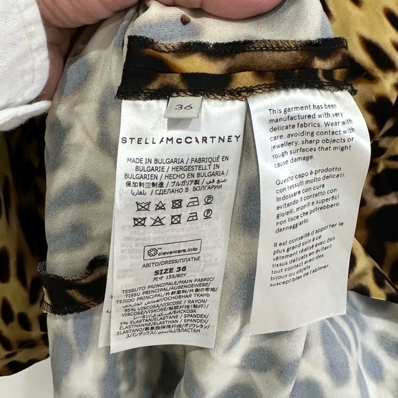 STELLA MCCARTNEY Leopard Print Dress (D8) - Picture 10 of 10